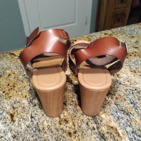 Dunes Sunny Leather Sandal Memory Foam Insole & LiteSole Women's Sz 7.5 - Picture 6 of 12